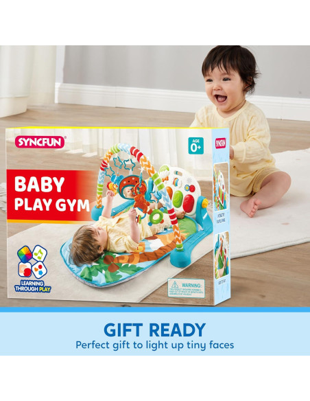 Manta de Juego SYNCFUN para Bebés con Piano y Juguetes Manta de Juego SYNCFUN para Bebés con Piano y Juguetes
