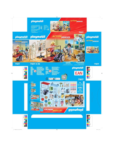Set de Juego Ortopédico PLAYMOBIL 71617 con Doctor y Accesorios