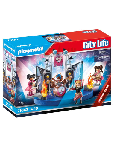 Set de Juego Banda de Música Playmobil 71042 - 4 Figuras