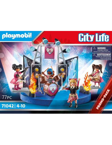 Set de Juego Banda de Música Playmobil 71042 - 4 Figuras