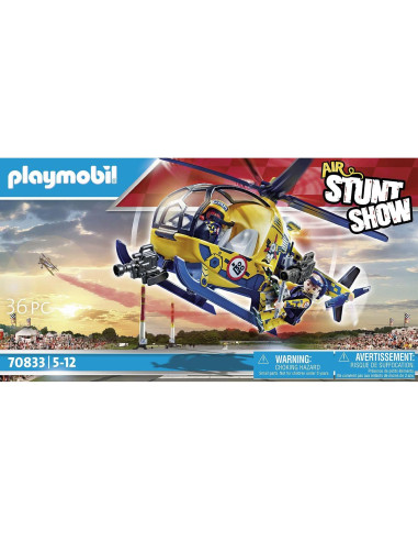 Helicóptero de Espectáculo Aéreo Playmobil 70833 con Cámara
