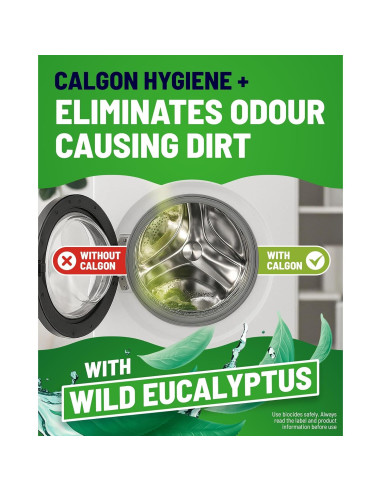 Limpiador de Lavadora Calgon Hygiene Plus 65 Tabletas Sin Fragancia