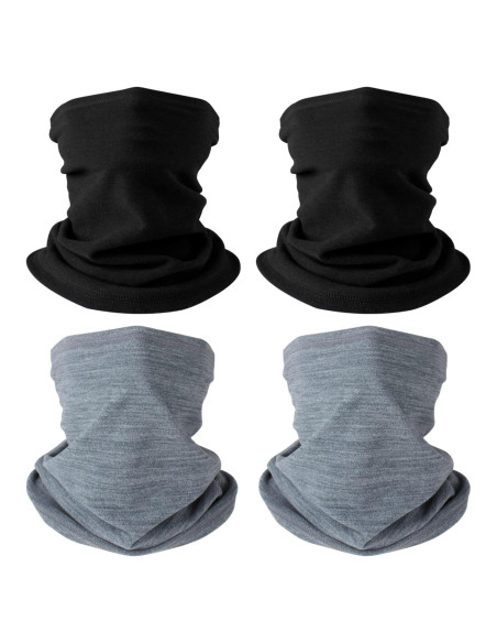 Calentador de Cuello Unisex Polar a Prueba de Viento 4 Piezas Calentador de Cuello Unisex Polar a Prueba de Viento 4 Piezas