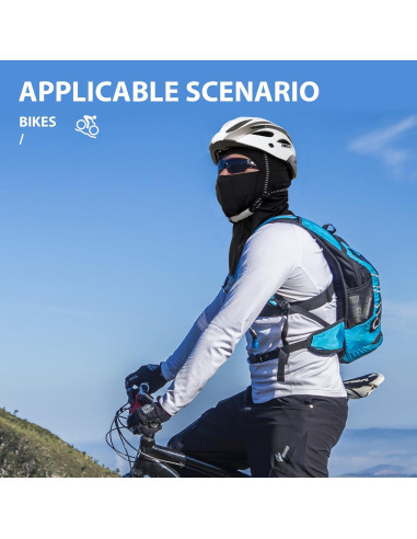 Máscara Facial Balaclava LONGLONG - 2 Piezas Transpirables