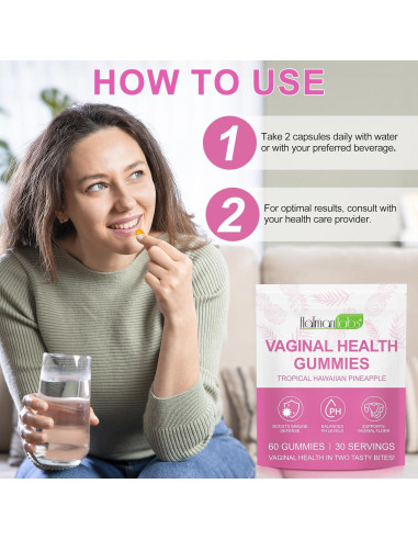 Gomitas Probioticas Vitales para Salud Vaginal - 60 Unidades