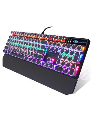 Teclado Mecánico Camiysn Retro Negro RGB 104 Teclas
