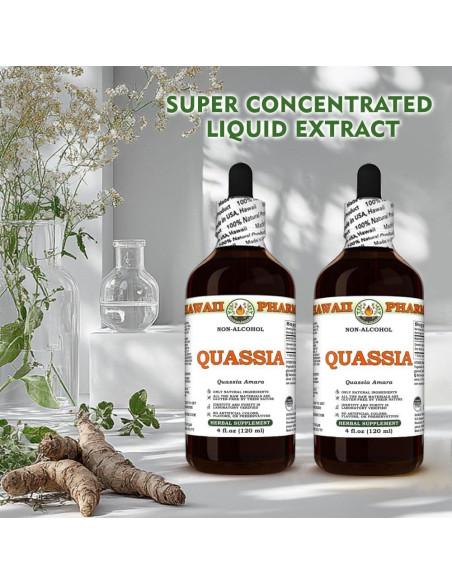 Extracto de Quassia Amara Hawaii Pharm 60 ml Natural Vegano Extracto de Quassia Amara Hawaii Pharm 60 ml Natural Vegano