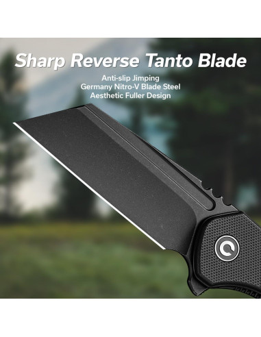 Cuchillo Plegable CIVIVI ExOne 7.47 cm Nitro-V Mango G10