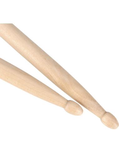 Palos de Batería SINJEUN 24 Pares 5A Madera Natural