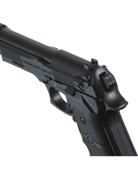 Pistola de Airsoft a Resorte UKARMS V038 Color Negro Pistola de Airsoft a Resorte UKARMS V038 Color Negro
