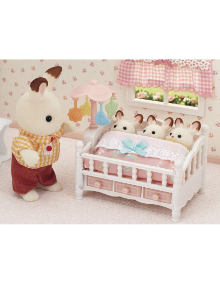 Cuna Calico Critters con Móvil - Muebles para Casa de Muñecas Cuna Calico Critters con Móvil - Muebles para Casa de Muñecas