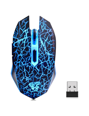 TENMOS M2 Ratón Gaming Inalámbrico Recargable 7 Colores