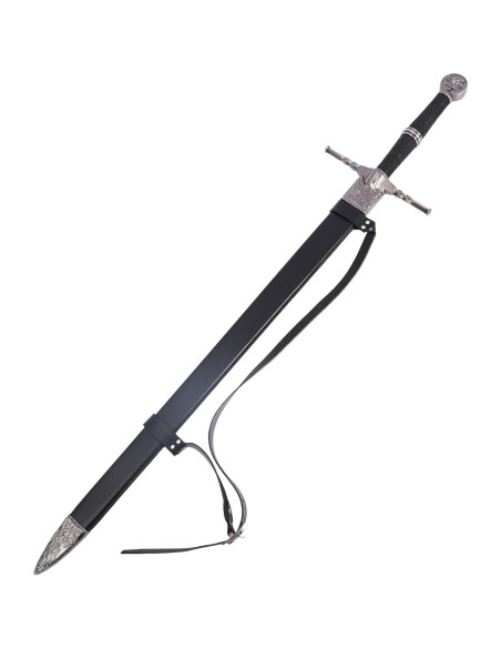 Espada de dos manos Ziqing de acero inoxidable 107 cm para cosplay Espada de dos manos Ziqing de acero inoxidable 107 cm para cosplay