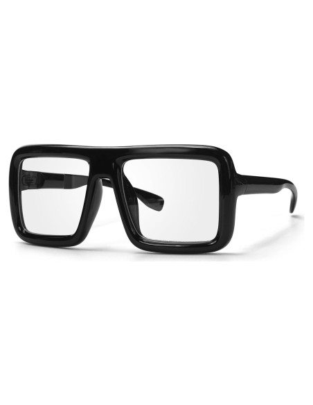 Gafas de sol cuadradas grandes ERDOGLY con lentes claros Gafas de sol cuadradas grandes ERDOGLY con lentes claros