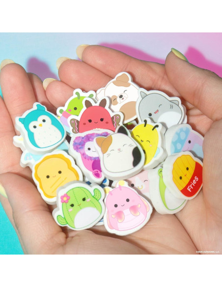 Conjunto de 25 Borradores Mini Squishmallows Originales Conjunto de 25 Borradores Mini Squishmallows Originales