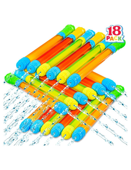 Paquete de 18 Pistolas de Agua Joyin 41.91 cm para Niños Paquete de 18 Pistolas de Agua Joyin 41.91 cm para Niños