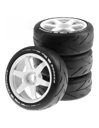 Neumáticos de Rally 1/8 Chanmoo 17mm Hex para Coches RC