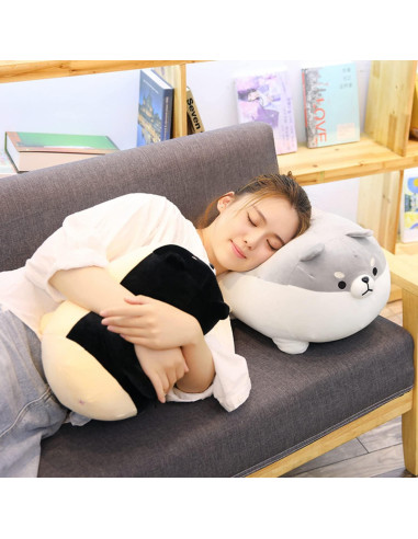 Almohada de Peluche Shiba Inu 50 cm Junmeng Suave Kawaii