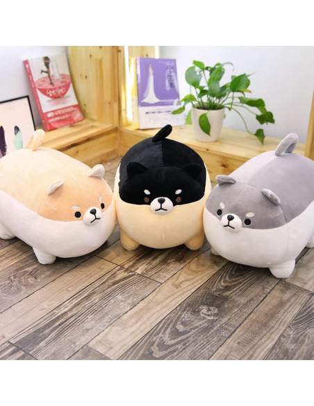 Almohada de Peluche Shiba Inu 50 cm Junmeng Suave Kawaii Almohada de Peluche Shiba Inu 50 cm Junmeng Suave Kawaii
