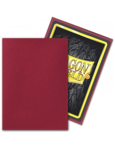 Fundas Mate Dragon Shield para Cartas Estándar 100 CT - Rojo Sangre 2