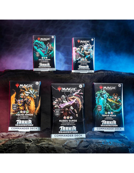 Magic The Gathering Dragonstorm - Paquete 5 Mazos Comandante Magic The Gathering Dragonstorm - Paquete 5 Mazos Comandante