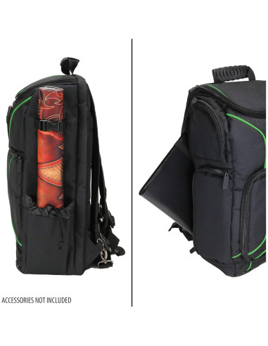 Mochila USA Gear MTG Verde para Magic the Gathering y Yu-Gi-Oh