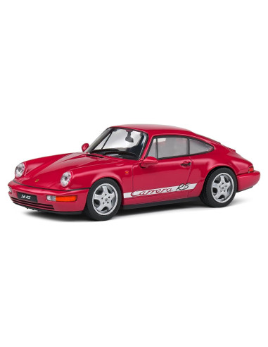 Modelo a Escala 1:43 Porsche 964 RS Rojo 1992 Solido
