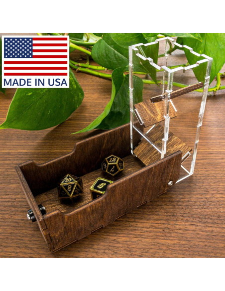 Torre de Dados Portátil C4Labs MicroDraw con Bóveda para 7 Dados Torre de Dados Portátil C4Labs MicroDraw con Bóveda para 7 Dados