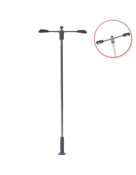 Poste de Luz Modelo Ferrocarril Evemodel LQS11 10 Pcs LEDs 3V Poste de Luz Modelo Ferrocarril Evemodel LQS11 10 Pcs LEDs 3V