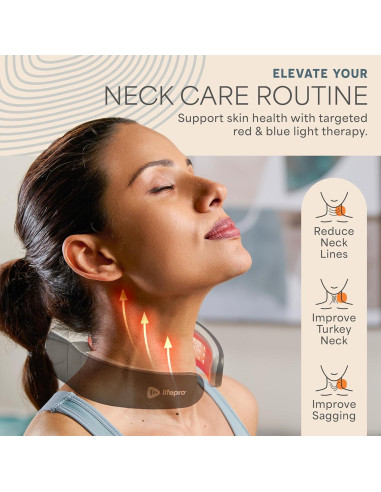 Terapia de Luz Roja LifePro para Cuello Compacto 3 Modos