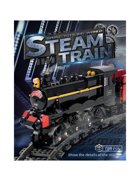 Kit de Construcción Tren de Vapor Clásico GWR dOvOb 789 Piezas Kit de Construcción Tren de Vapor Clásico GWR dOvOb 789 Piezas