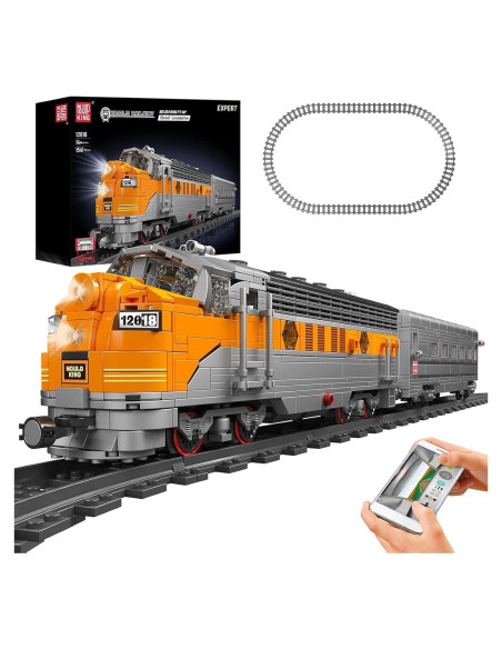 Mould King 12018 Juego de Bloques de Construcción Trenes EMD F7 1541 PCS Mould King 12018 Juego de Bloques de Construcción Trenes EMD F7 1541 PCS