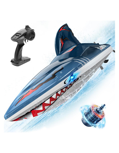 Barco RC DEERC Velociraptor 48 km/h 2.4Ghz LED 3S Barco RC DEERC Velociraptor 48 km/h 2.4Ghz LED 3S