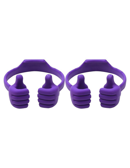 Soporte para Teléfono Honsky Multiángulo Morado 2 Piezas Soporte para Teléfono Honsky Multiángulo Morado 2 Piezas