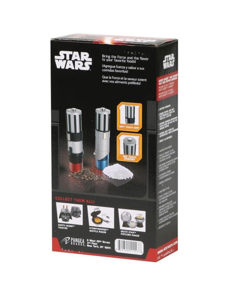 Molino de Sal y Pimienta Eléctrico Uncanny Brands Star Wars Molino de Sal y Pimienta Eléctrico Uncanny Brands Star Wars
