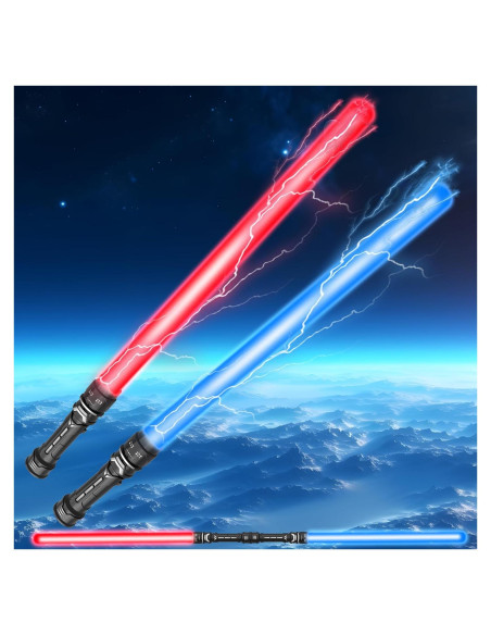 Espadas LED Iluminadas 2-en-1 YSQ para Niños, 40-72 cm Espadas LED Iluminadas 2-en-1 YSQ para Niños, 40-72 cm