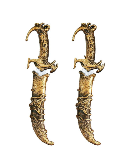 Conjunto 2 Espadas Pirata de Plástico Lanxitown 21.6 cm Conjunto 2 Espadas Pirata de Plástico Lanxitown 21.6 cm