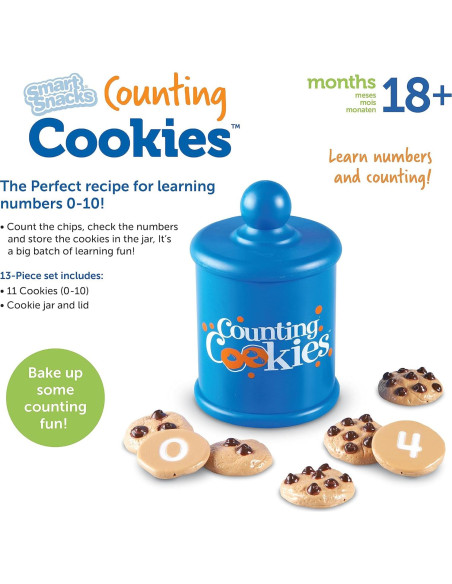 Galletas de Conteo Inteligente Learning Resources - 13 Piezas Galletas de Conteo Inteligente Learning Resources - 13 Piezas