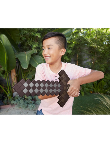 Espada de Netherite Deluxe Mattel para niños - Juguete Minecraft Espada de Netherite Deluxe Mattel para niños - Juguete Minecraft