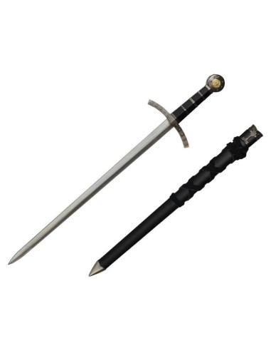 Espada Corta Medieval Wuu Jau H-26035BK 58.42 cm Negra