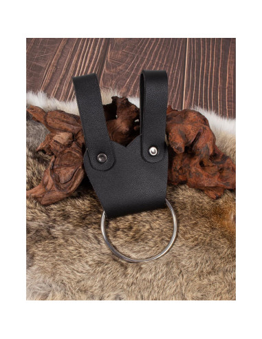 Funda de espada rana SUMGOGO para cinturón medieval negro