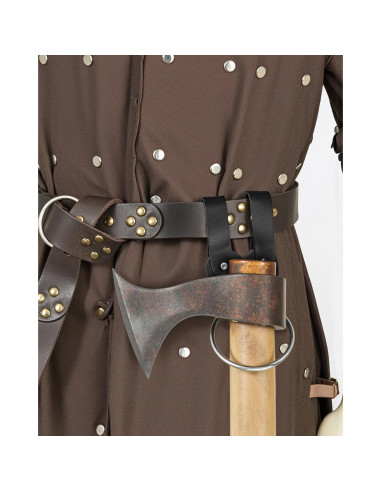 Funda de espada rana SUMGOGO para cinturón medieval negro