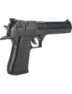 Pistola Airsoft Evike Magnum 44 Negra 28 Disparos Resorte 2