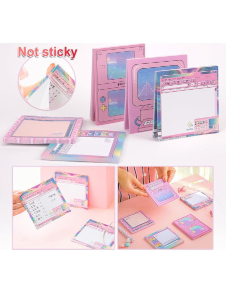 KOOBOOK Planificador Kawaii 5 Estilos 50 Hojas Papel KOOBOOK Planificador Kawaii 5 Estilos 50 Hojas Papel