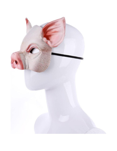 Máscara de Cerdo Soochat para Halloween y Fiestas - Unisex