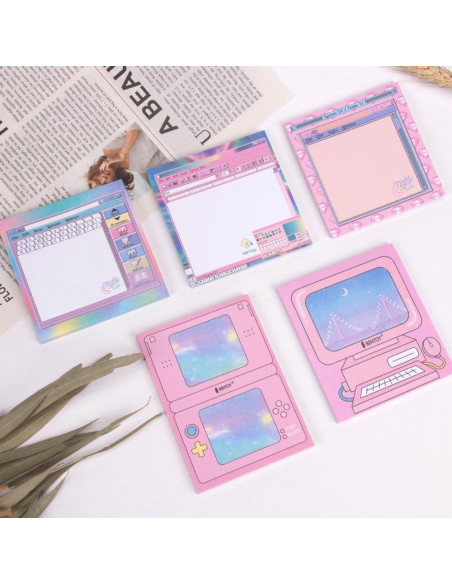 KOOBOOK Planificador Kawaii 5 Estilos 50 Hojas Papel KOOBOOK Planificador Kawaii 5 Estilos 50 Hojas Papel