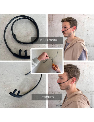 Tubo de Máscara de Cosplay Guerrero de Arena 40 cm