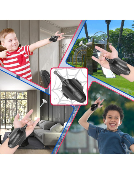 Lanzador de Telarañas QiSwap 2.0 con Guante - Juguete para Niños Lanzador de Telarañas QiSwap 2.0 con Guante - Juguete para Niños