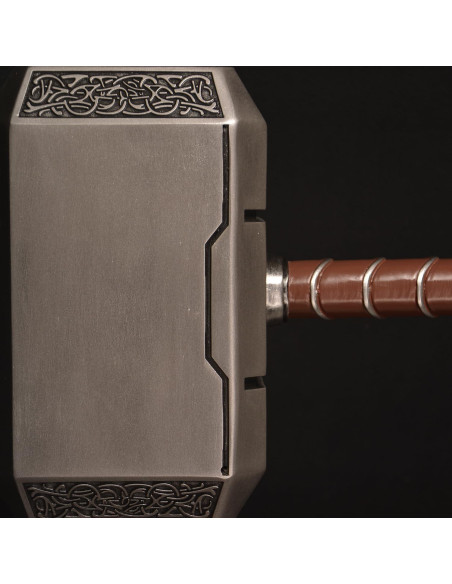 Martillo de Thor con Base ZKBWFLA 44cm Accesorio Cosplay Martillo de Thor con Base ZKBWFLA 44cm Accesorio Cosplay