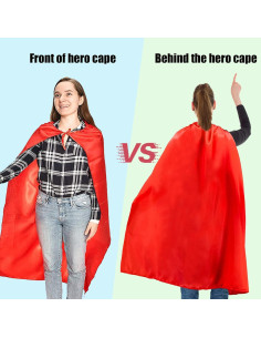 Capa de Superhéroe para Adultos Maklulu + Máscara - 120 cm 2